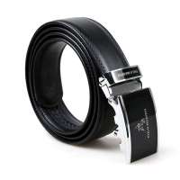 POLO MEISDO英国保罗美思得男士牛皮自动扣皮带PC-328-1103A黑色