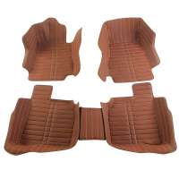 GH 丰田新锐志全包围皮革脚垫棕色