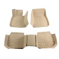 GH 雪铁龙C5全包围皮革脚垫米色