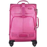 花花王子高端商务布箱R60364-24寸桃红色