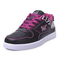 361°女板鞋8246644黑/深紫40