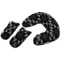 福爱家竹炭保健U型枕电视枕(赠鞋塞一双)