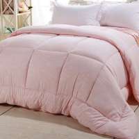 水星家纺 暖绒四孔冬被 全涤面料四孔纤维被芯 加厚冬被 1.8米床 红