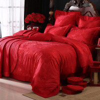 水星家纺 仿丝棉提花八件套 永恒的爱 1.8米床