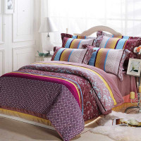 水星家纺 纷飞季 全涤天鹅绒四件套 2012新品 1.8米床