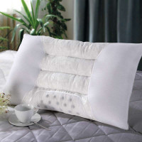 水星家纺 磁疗枕 磁疗枕头/枕芯 全棉保健枕头
