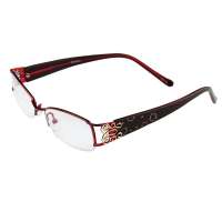 益盾防辐射眼镜销量冠军品牌护目镜宝石蓝膜女款半框 8529 黑红