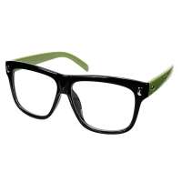 益盾防辐射眼镜销量冠军品牌平光大框男女款宝石蓝膜 OF-1206 绿