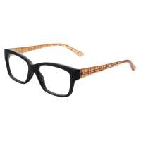 益盾防辐射眼镜销量冠军品牌护目镜时尚休闲全框款宝石蓝膜 1212 棕格子