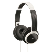 杰伟世(JVC)HA-S200-W(白色)便携式轻型头戴式DJ运动耳机