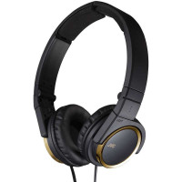 JVC 碳素振膜便携式轻型头戴式耳机S400(黑色)