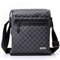 CROCODILE(鳄鱼恤) 新款 圈圈压纹 帅气休闲商务单肩斜跨男士包 11222048