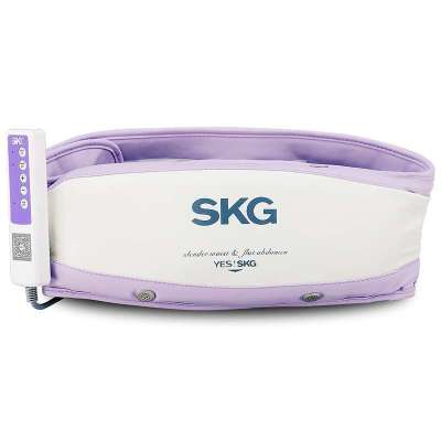SKG 按摩仪腰带甩脂机塑身 腰颈部按摩器 升级款第二代 红外加热 4002 紫色