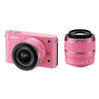 尼康 可换镜数码相机 J1双镜头(VR10-30/3.5-5.6)(VR30-110/3.8-5.6)粉