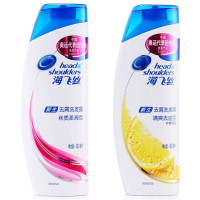 海飞丝去屑洗发露丝质柔滑型400ml+海飞丝清爽去油洗发露400ml化妆品店药店专售装