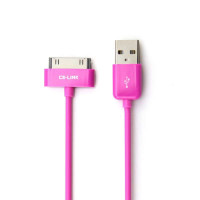 CE-LINK 1016 iphone/ipad/ipod数据线充电线 原装插头 1M 玫红