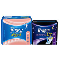 护舒宝瞬洁丝薄卫生巾买一送一促销新装