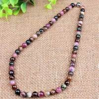 晶心依恋 天然碧玺项链8mm