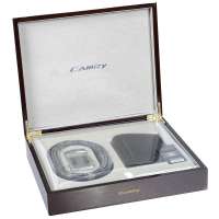 CAMRY凯美瑞新款正品男士红木礼盒套装钱包腰带