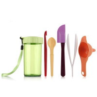 特百惠雅致随心杯-绿色6件套