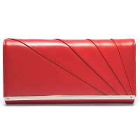 CROCODILE(鳄鱼恤) 新款多卡位 时尚设计 女式票夹 钱包 16215008红色