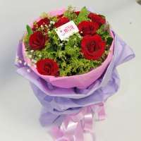 春舞枝 鲜花 一生一世 9枝卡罗拉红玫瑰