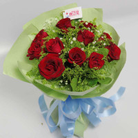 春舞枝 鲜花 真的真的很爱你 11枝卡罗拉红玫瑰