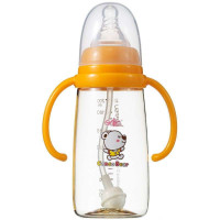 日康丽宝标口有柄自动奶瓶(200ml.PPSU)RK-3161