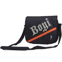 BOYI博兿时尚休闲公文包BY09187黑色/橙色 