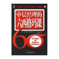 中层经理的六西格玛课