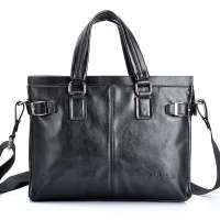 ZEFER 休闲时尚男包 男式手提单肩包斜挎包 AZ071-16黑色