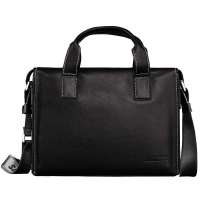 巡洋龙 男包商务公文包 手提包 休闲单肩包斜挎包韩版潮包 S2804黑色