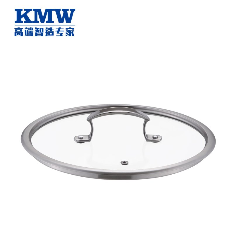 KMW晶致复合钢汤锅 不锈钢迷你不粘锅无烟无涂层电磁炉通用20cm