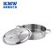 KMW 晶工复底煎锅 KMW-E-GJ053 德国锅具品牌品质304钢 不粘双耳煎锅 24cm 加厚复合底 电磁炉通用