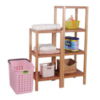 空间大师竹艺四层置物架ZYG004