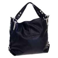 珀莱雅简单大方新款褶皱女士黑色单肩手提斜挎包5016#黑