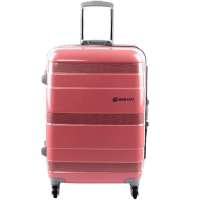 宾豪正品进口PC材料铝框拉杆箱包行李箱994545KA-24粉红色