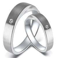 今上珠宝 真爱之约 18K钻石结婚对戒