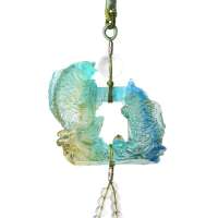 阿梵尼TP-KSLL007 古法琉璃挂件(车 宅 包等)年年有余 年年有余 彩色