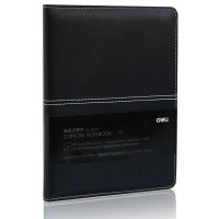 得力(deli)3324 皮面记事本/笔记本25K 颜色随机