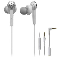 铁三角 智能手机专用入耳式耳麦 ATH-CKS55iS WH(白色)