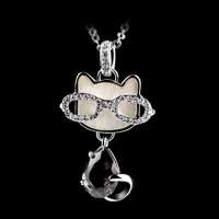 法国IDee蘑菇街叮当猫项链女hellokitty吊坠饰品女友生日礼物