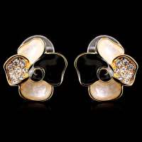 法国IDee四叶草耳钉女款 花瓣气质耳饰耳坠淑女饰品正品