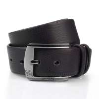 SEPTWOLVES/七匹狼男士针扣牛皮皮带/腰带7A1208400黑色
