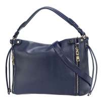 A-ZA/阿札2013新款欧美女包 大气简约通勤手提斜挎单肩包包星辰蓝3256