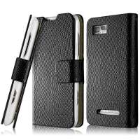 艾美克(IMAK) 摩托罗拉 XT685 锋丽 纤薄皮套（蛇纹）薄至极点 (沉静黑)