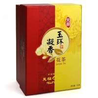 天福茗茶 福州精品工艺花茶叶 玉环凝香 女儿环贵妃茶150克礼盒装