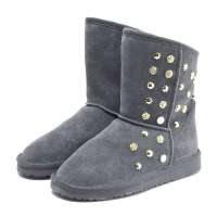 VANCL凡客诚品 星钻冰凌女款雪地靴6寸32145灰色37