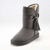 VANCL凡客诚品 流苏饰扣雪地靴8寸32294灰色38