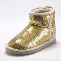 VANCL凡客诚品 晶莹璀璨雪地靴4寸40692金色36